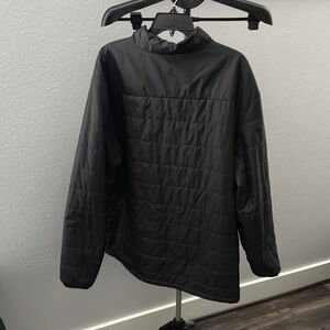 The North Face Black Puffer Jacket with High Collar
